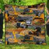 Heavy Equipment Quilt 01683 Quilt  Quilt